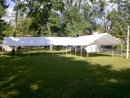 Need a bigger tent? We can seat up to 380+ people!  688+ people Standing! Ask us how...&amp;#8232;(Not accounting room for DJ, dance floor, buffet, etc...)